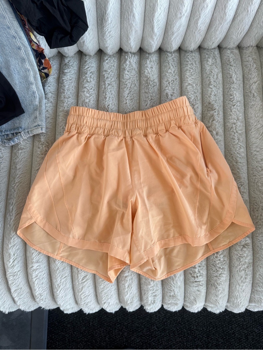 lululemon athletica Peach Athletic Running Shorts